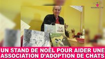 Un stand de noël pour aider une association d’adoption de chats! À découvrir dans la minute chat #83