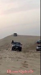 Saudi sand drifting accident