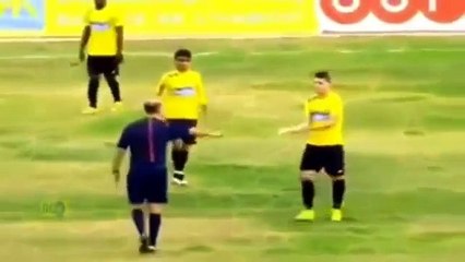 Insulté, un arbitre fond en larmes