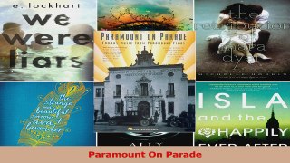 PDF Download  Paramount On Parade Download Online