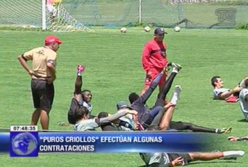 “Puros Criollos” efectúan algunas contrataciones