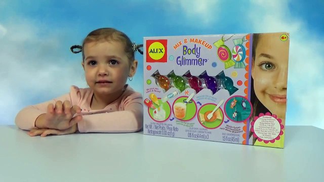 Блеск для тела набор для изготовления распаковка Body Glimmer unboxing set toy