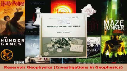 Download  Reservoir Geophysics Investigations in Geophysics Ebook Free