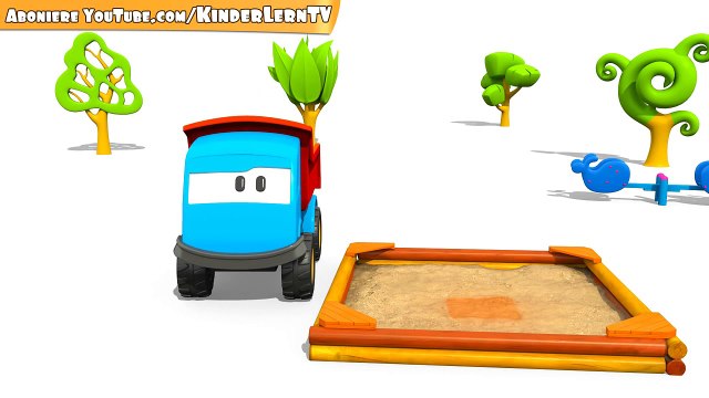 Leo der neugierige Lastwagen - Leo und die bunten Bauklötze - Erforschen und lernen mit L