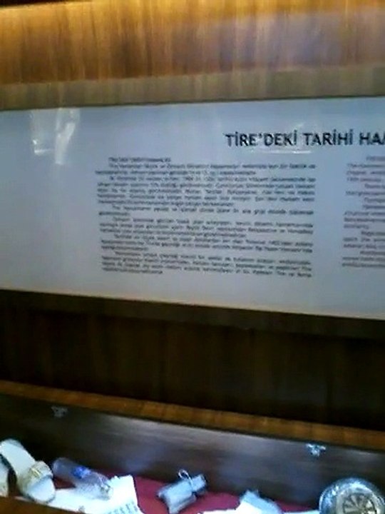İngilizce-Norvecce-İsvecce Profesyonel Kokartlı Turist Rehberi ---Tire Kent Müzesi , Tire-Izmir-Turkey ( 2.Bölüm) =Tire City Museum (2.Section)