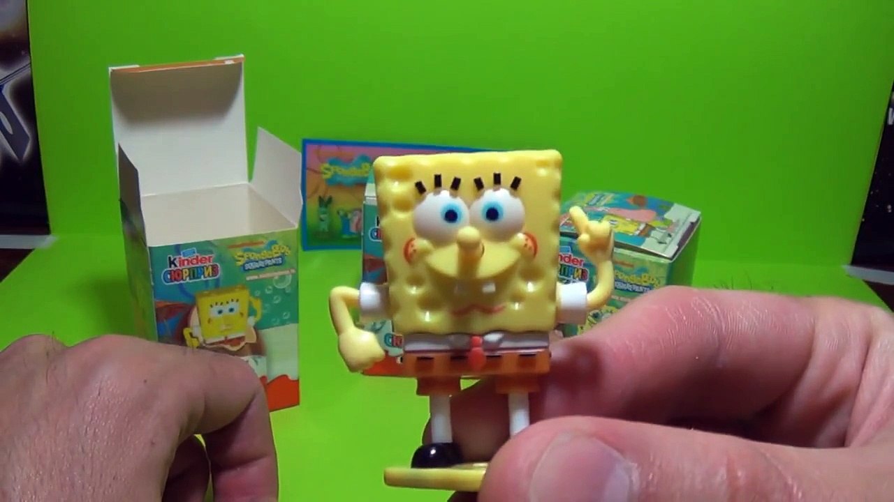 Kinder Surprise Eggs Unboxing! SpongeBob Nickelodeon! Kinder Surprise talks!