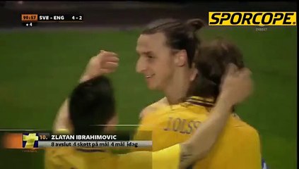 Ibrahimovic'in İnglitere'ye attığı efsane gol!