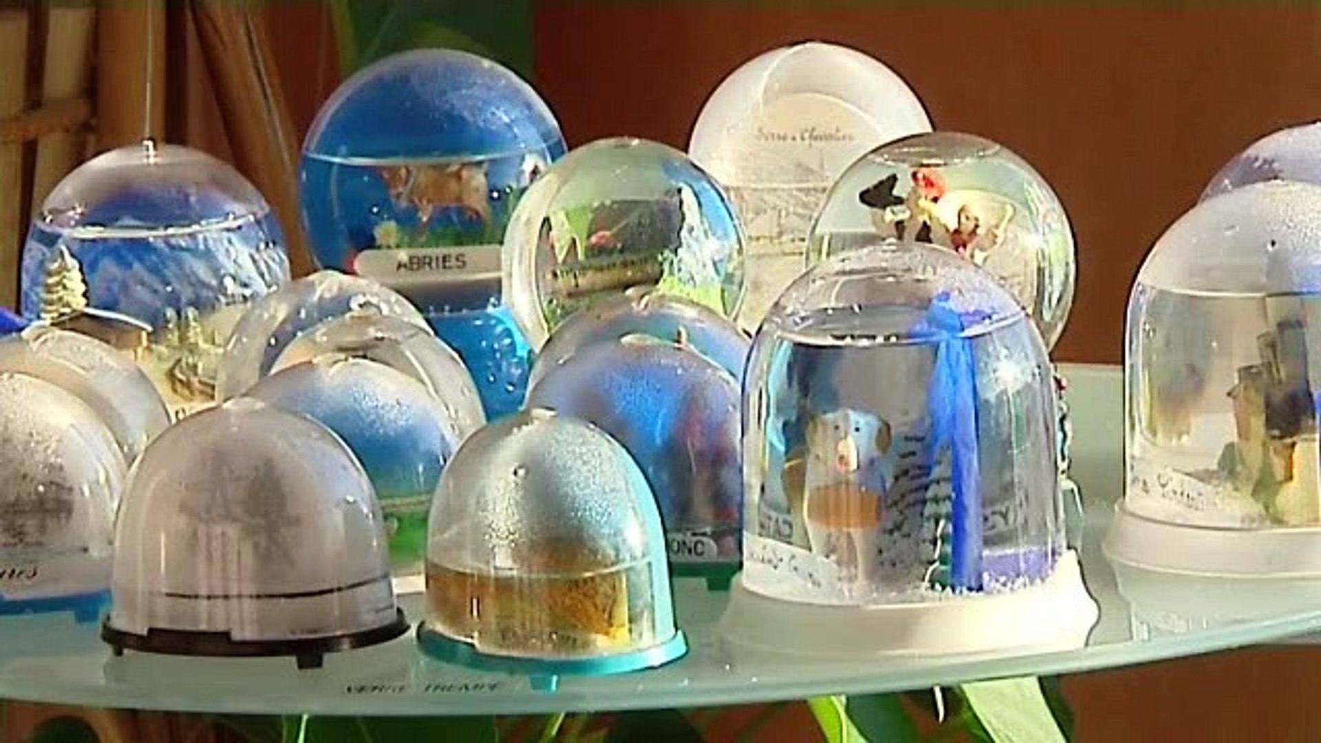 Saône-et-Loire, une famille collectionne des boules à neige - Vidéo  Dailymotion