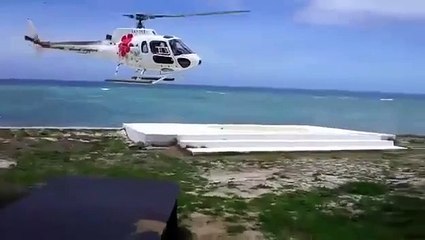 Helicopter Crash at Fiji Treasure Island resort