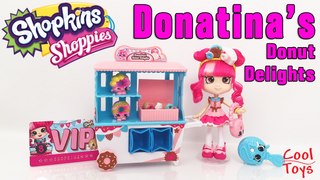 Donatina's Donut Delights Shopkins Playset Bubbleisha visit video by CoolToys