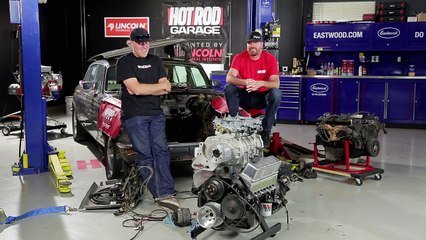 Draguar Engine Swap, El Camino 4L60 E Trans Install & More! HOT ROD Garage Ep. 1
