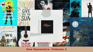 Read  Gas Dynamics Volume 1 Ebook Free