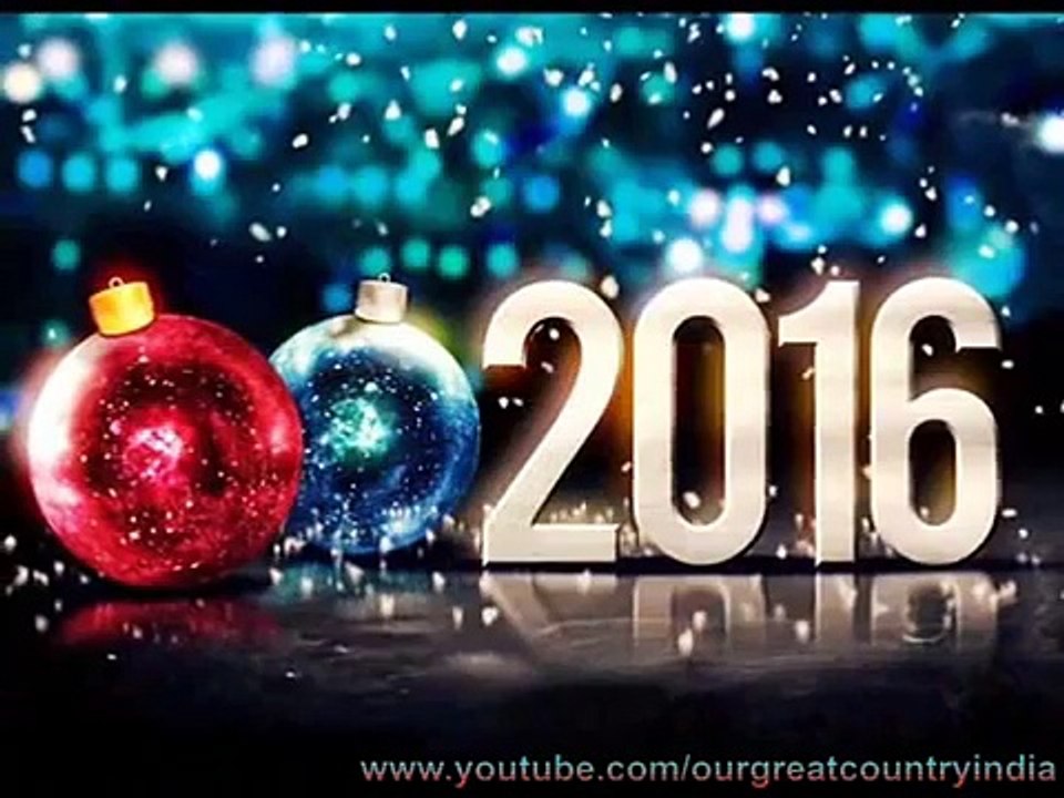 Happy New Year 2016 Video with Music to Wish - Message - SMS - E Greetings Animated Video by star world