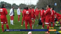 28 12 2016 reprise de l'entraînement du Nîmes Olympique