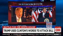 Donald Trump defends Bill Clinton as he attacks George Bush in 2008