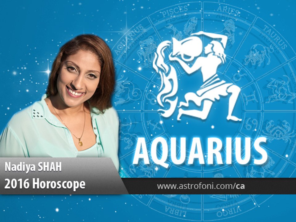 Aquarius 2016 Year-Ahead Horoscope by Nadiya Shah