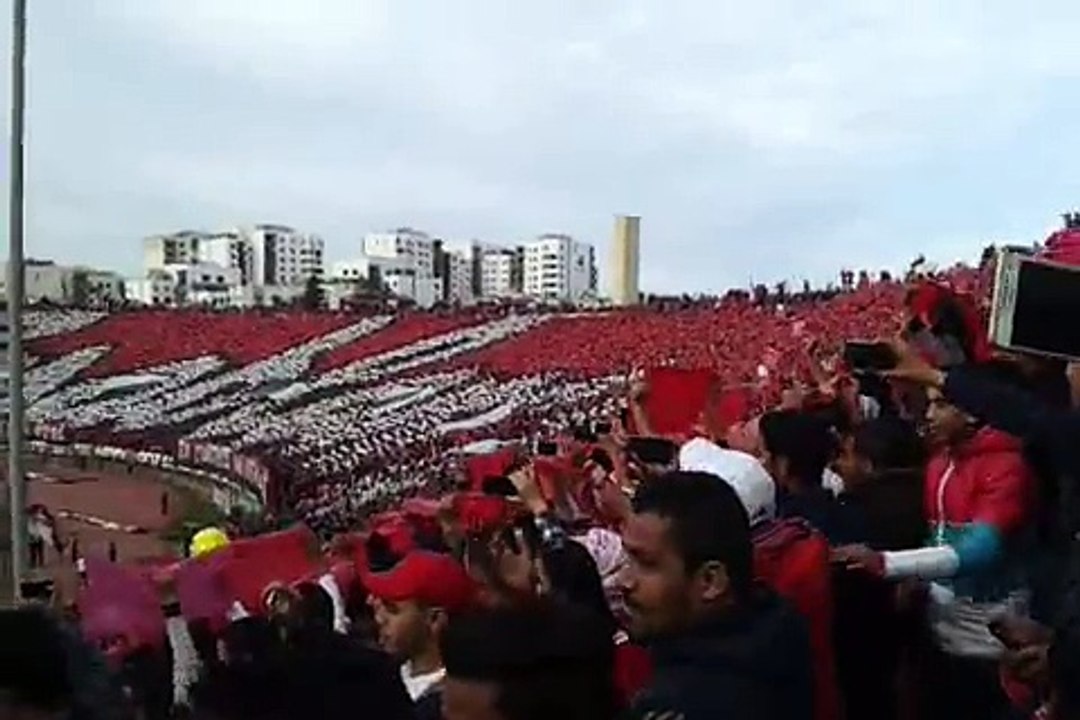 WAC vs radja الوداد البيضاوي vs العرجا tifo de CASABLANCA
