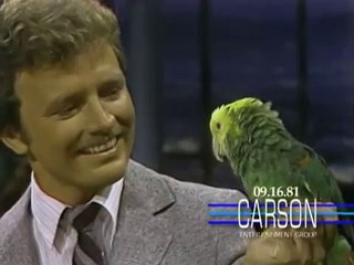 singing parrot on Johnny Carson