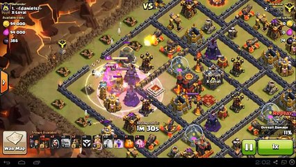 No Stars Given Away Last Clan War! - 275 Walls - Best TH10 War B