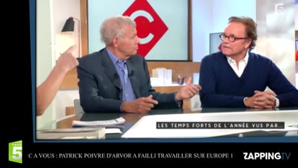 C à vous : Patrick Poivre d’Arvor approché dans le passé par Europe 1 ? Il répond