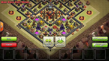 Unbeatable TH10 war base revealed! Trappopotamus