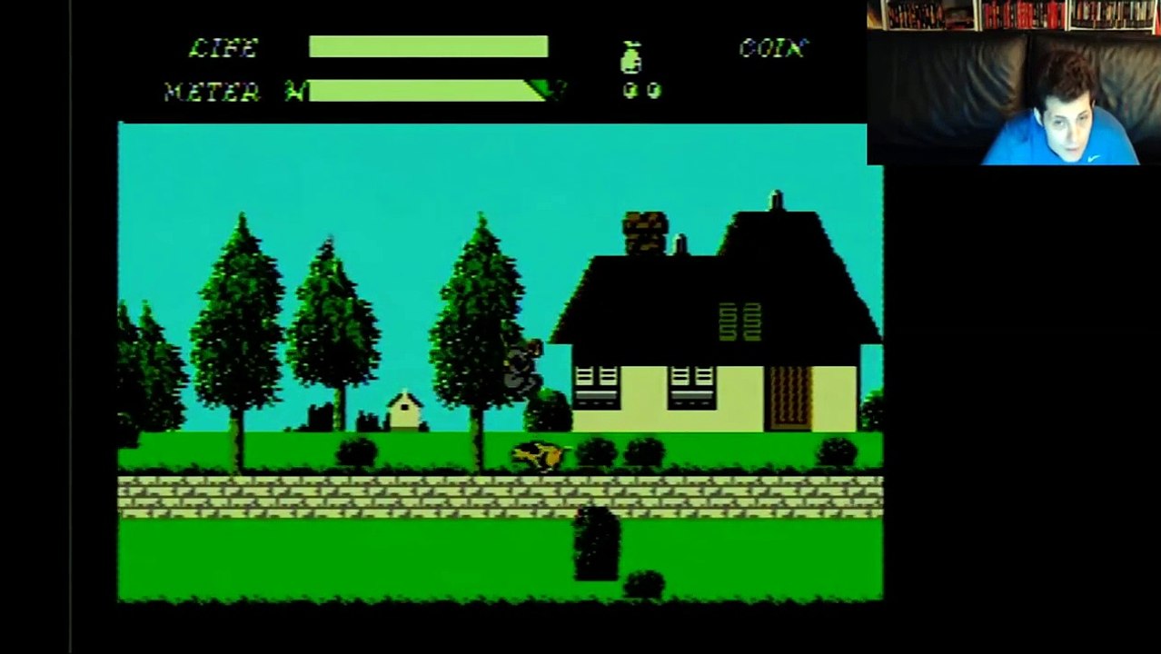 Dr. Jekyll and Mr. Hyde (NES) Beginning to last stage with Mike
