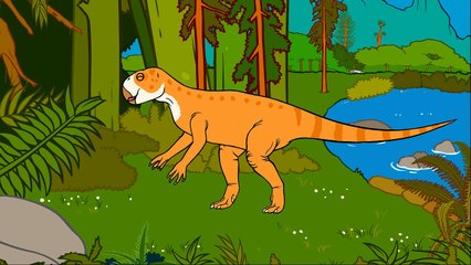 Le Psittacosaure Le Dictionnaire sur les dinosaures Dessin ANM éducatif Genikids vidéo