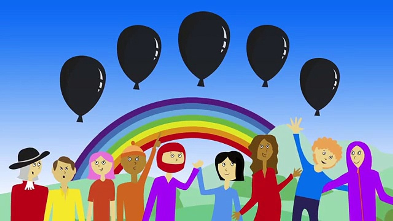 Pretty Balloons (balloon song for learning colors)