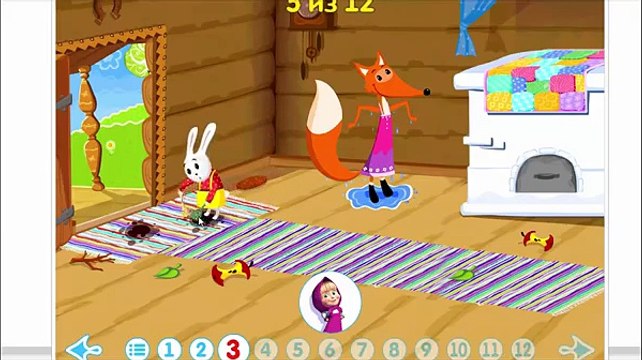 Маша и Медведь Сказка Лиса и Заяц Игра для детей