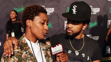 DJ Spinz on the BET Hip-Hop Awards 2015 Green Carpet