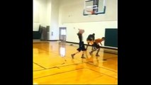 Jeremy Evans destroys kid with slam dunk!