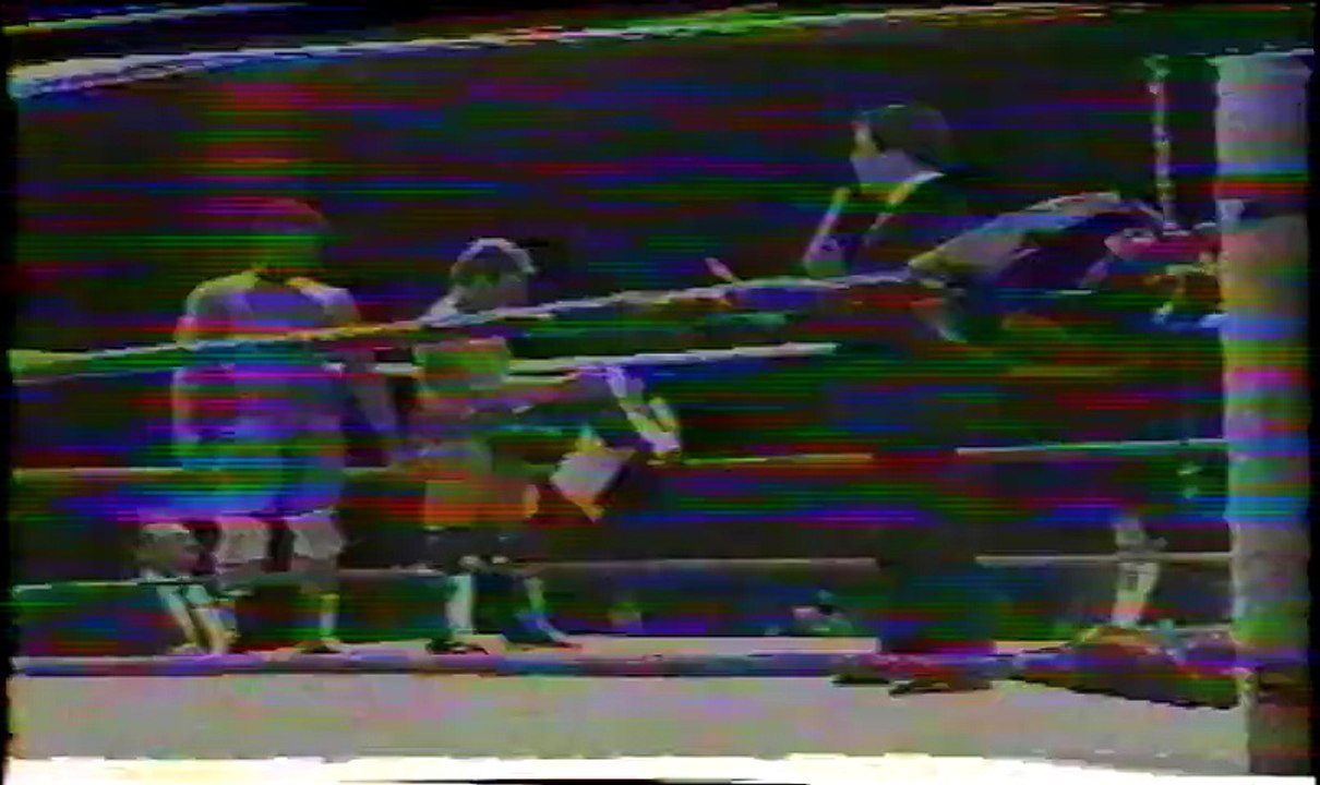 Road Warriors squash match and promo 5