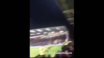 Coventry fan arrested as Chesterfield goalkeeper seen throwing pitch invader to floor