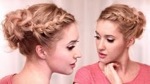 Knotted Hair Bun Updo Hairstyle For Long Hair Tutorial Video