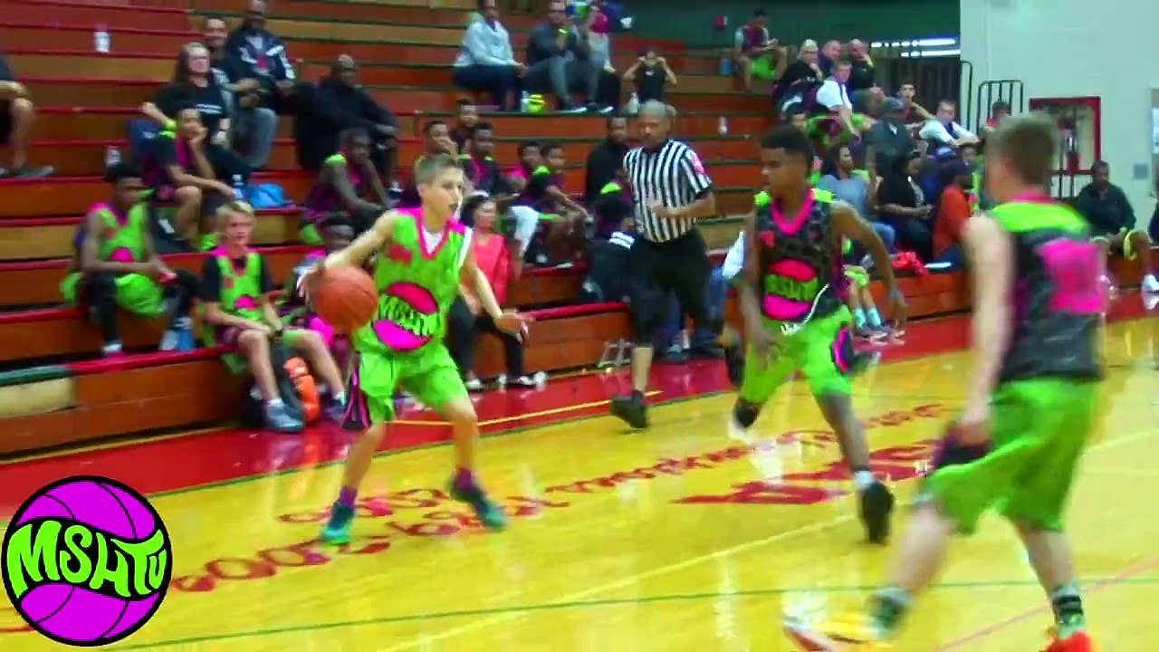 Steve Nash Jr aka Luke Brown - 8th Grader DROPS DIMES at MSHTV Camp - Class of 2020