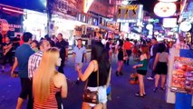 Hot Girls Walking In Street Nightlife Pattaya Thailand