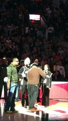 Sikh Brother and Sister Sing American National Anthem During NBA Game