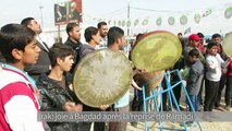 Des déplacés irakiens célébrent la reprise de Ramadi