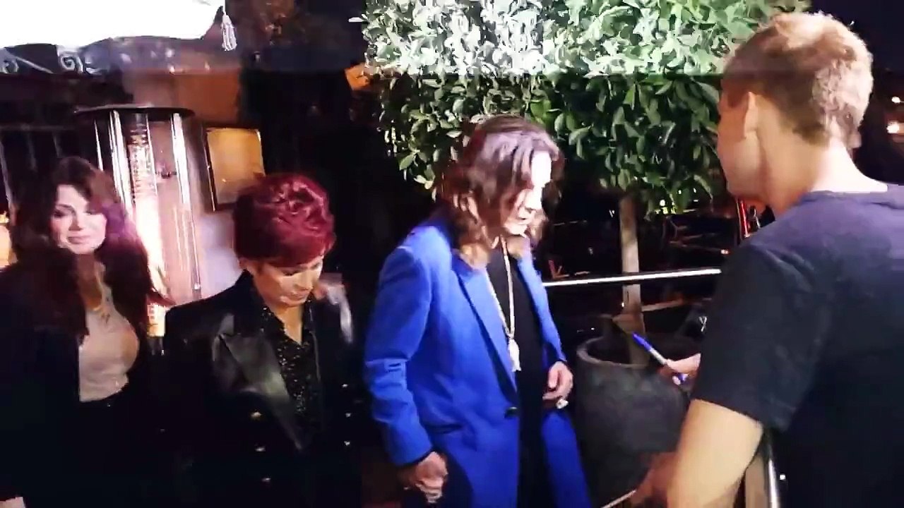 Ozzy Osbourne Makes Funny Faces After Dinner With Lisa Vanderpump