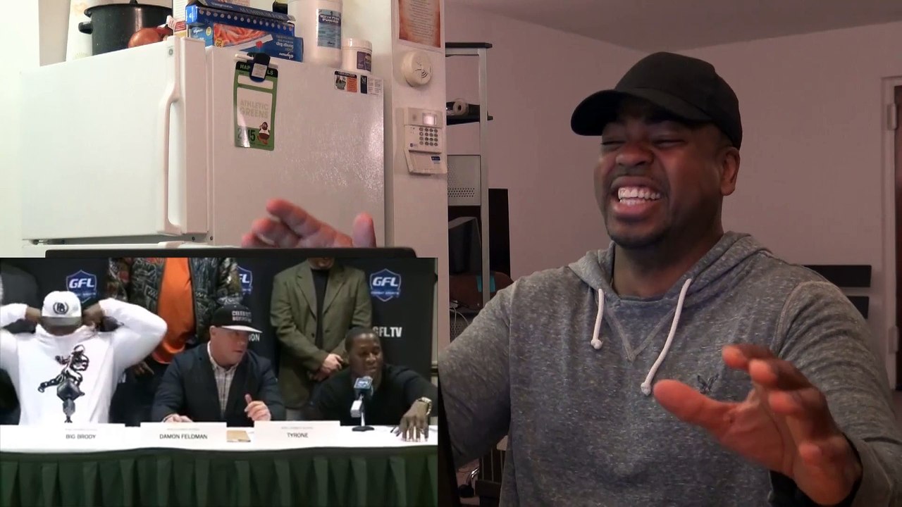 Big Brody & Tyrone Bump Heads During Celebrity Boxing Press Conference REACTION!!!
