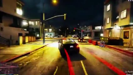 GTAV Gameplay - Driving Police Cruiser