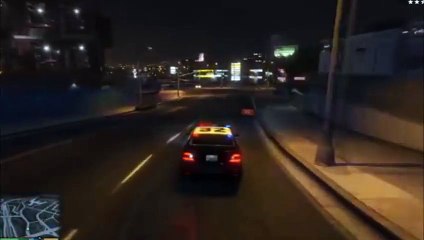 GTAV Gameplay - Driving Police Car
