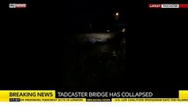 York Überschwemmungen: Tadcaster Brücke Bricht