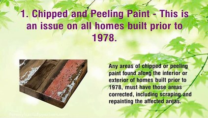 Most Common Pittsburgh FHA Repairs - 412.831.1500 - Common FHA Repairs