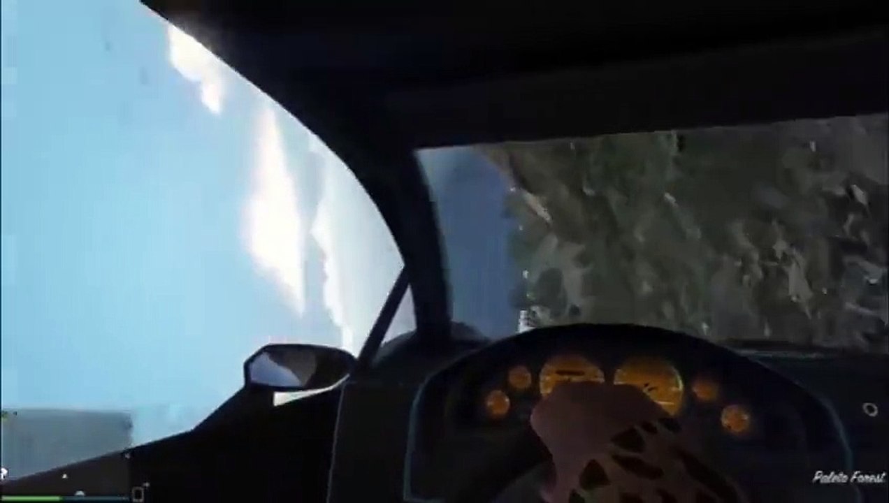 GTAV Gameplay - Mountain Climbing