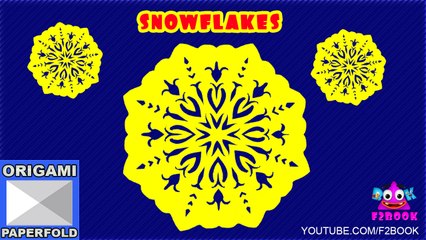 how to make paper snowflakes for kids step by step -  F2BOOK Video - 74