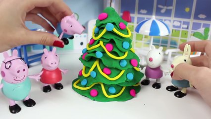 Play Doh Peppa Pig Christmas Tree How To Make Christmas Tree with Play Doh Twinkle Little