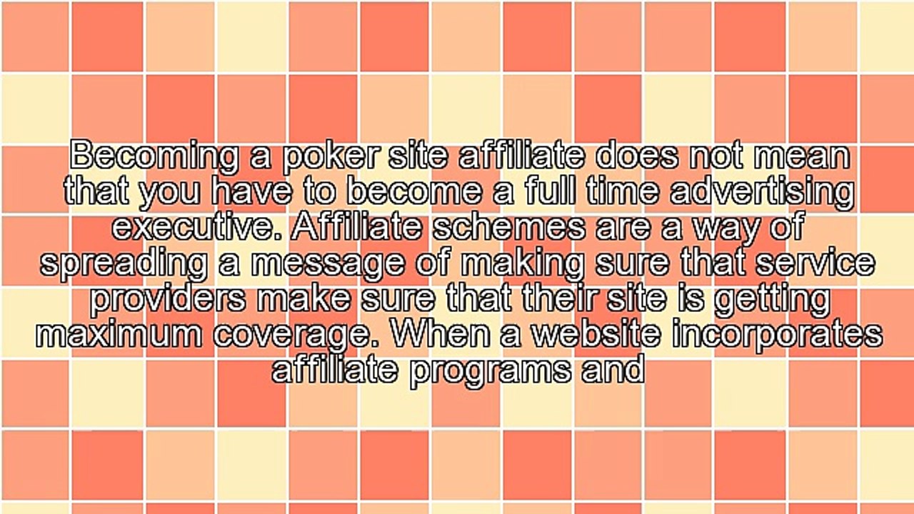 Poker Affiliate Program Success: Business Building Tips For Affiliates