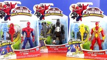 Ultimate Spiderman Web-Warriors Web Slingers Spider-man Agent Venom And Iron Spider