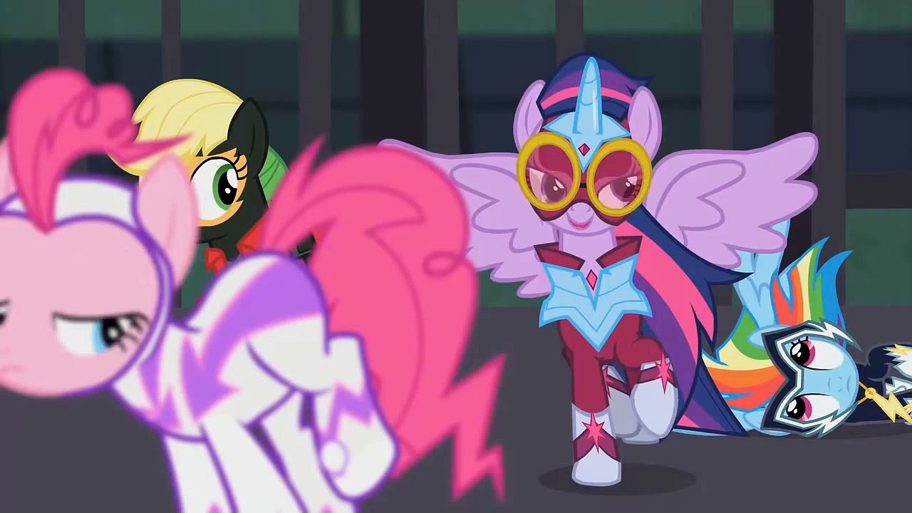 MLP: FiM – Las Power Ponies Derrotan a La Meleniaca Las Power Ponies [Español Latino]